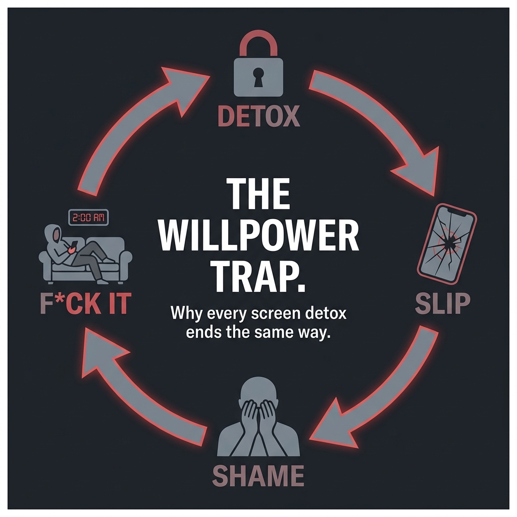 The willpower trap loop